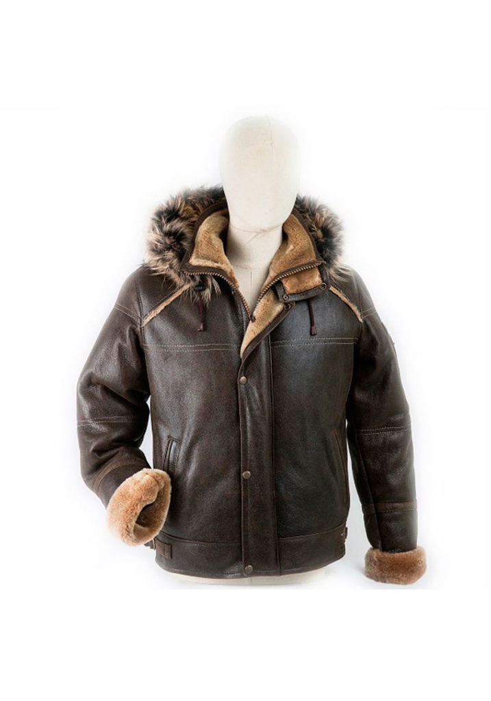 Bombardier homme cuir deals